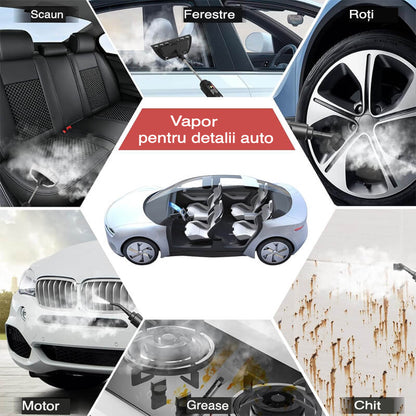 Aparat de curățat cu abur de înaltă presiune de 2500 W cu mănuși