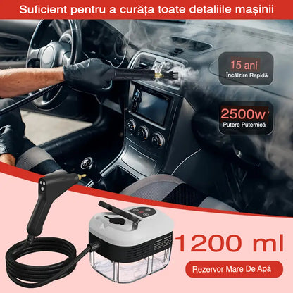 Aparat de curățat cu abur de înaltă presiune de 2500 W cu mănuși